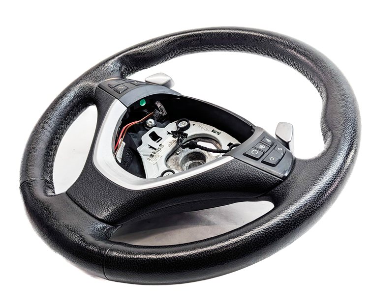 Thumbnail 1: 2008-2010 BMW X6 (E71) DRIVER HEATED STEERING WHEEL w/ PADDLE SHIFTERS (Black)