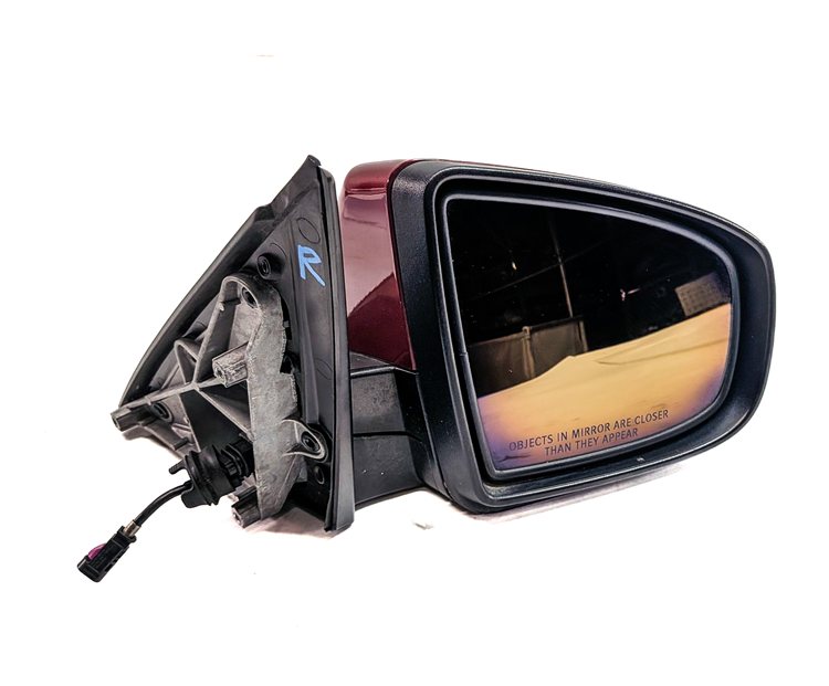 Thumbnail 2: 2010-2014 BMW X6 (E71) RIGHT PFOLD HEAT MEM AUTODIM CAMERA DOOR MIRROR (Red)
