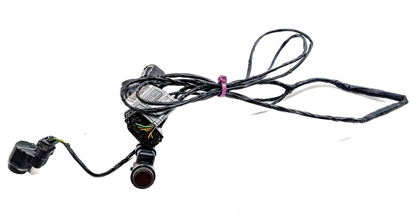 Thumbnail 2: 2010 BMW X6 (E71) REAR PARK ASSIST PDC DISTANCE CONTROL WIRE SENSOR SET/4 (Red)