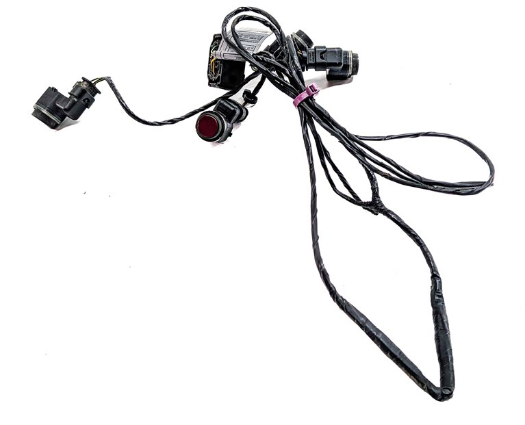Thumbnail 3: 2010 BMW X6 (E71) REAR PARK ASSIST PDC DISTANCE CONTROL WIRE SENSOR SET/4 (Red)