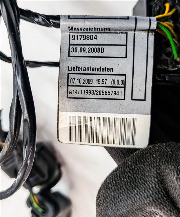 Thumbnail 7: 2010 BMW X6 (E71) REAR PARK ASSIST PDC DISTANCE CONTROL WIRE SENSOR SET/4 (Red)