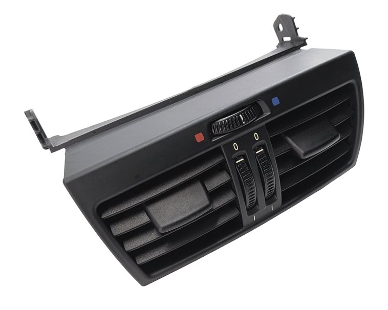 Thumbnail 1: 2010 BMW X6 (E71) REAR CENTER CONSOLE HEAT AIR AC HVAC DUAL VENT (Black)