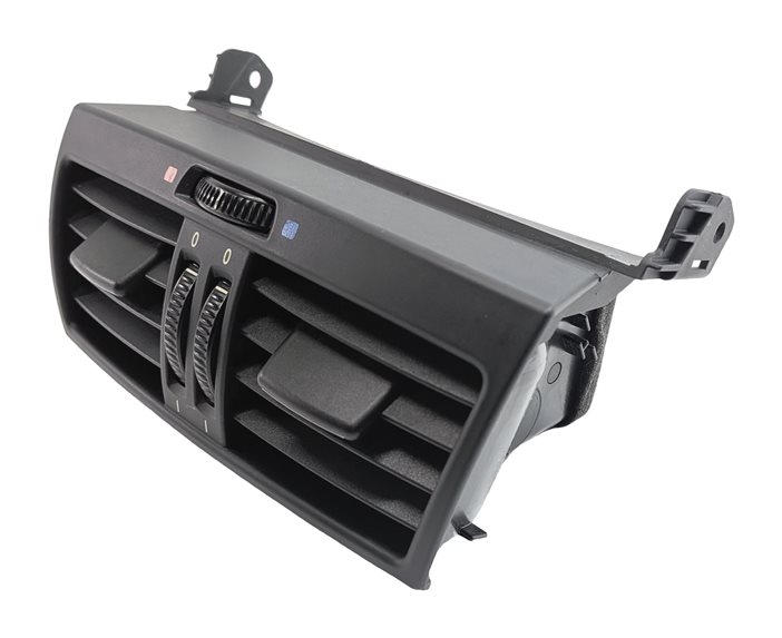Thumbnail 3: 2010 BMW X6 (E71) REAR CENTER CONSOLE HEAT AIR AC HVAC DUAL VENT (Black)
