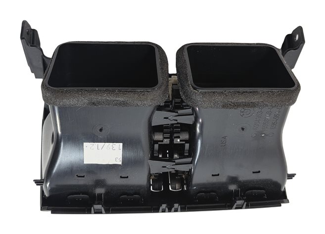 Thumbnail 6: 2010 BMW X6 (E71) REAR CENTER CONSOLE HEAT AIR AC HVAC DUAL VENT (Black)