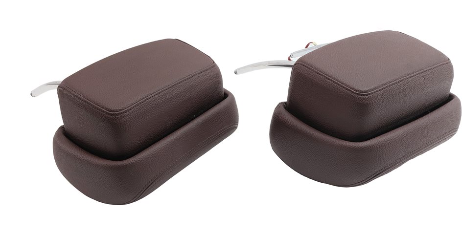Thumbnail 6: 08-11 BMW X5 X6 E71 FRONT LEFT DRIVER & RIGHT PASSENGER HEADREST SET/2 (Chateau)