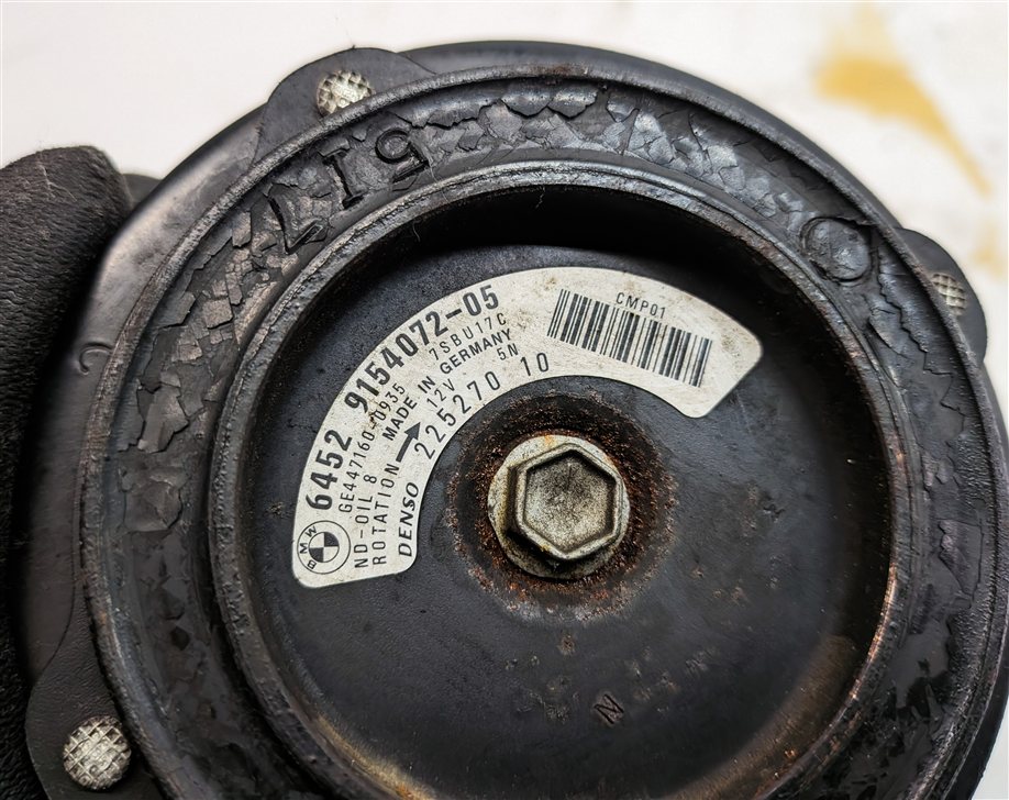 Thumbnail 9: 08-16 BMW 5 6 7 M6 M5 X5 X5M X6 X6M (E70 E71 F01 F06 F10) AC AIR COMPRESSOR PUMP