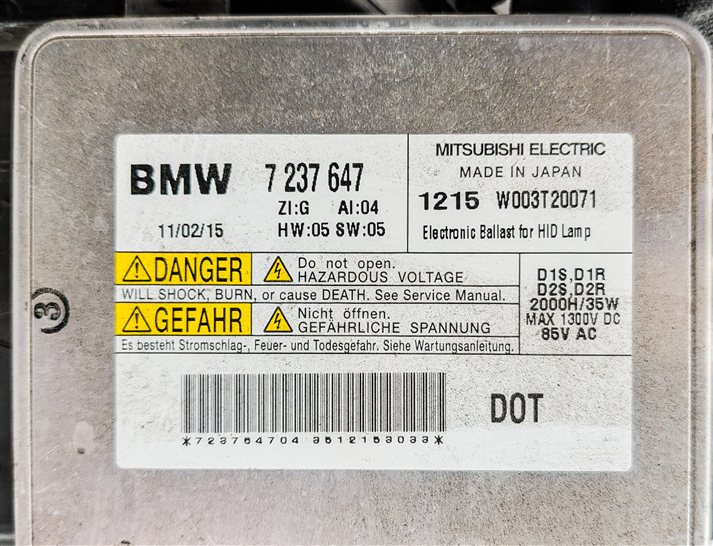 Thumbnail 11: 09-12 BMW 740i 750i 760i B7 (F01) RIGHT PASSENGER ADAPTIVE XENON HEADLIGHT LAMP