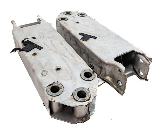 Thumbnail 1: BMW 7 SERIES (F01) FRONT LEFT & RIGHT BUMPER IMPACT REINFORCEMENT BRACKET SET/2