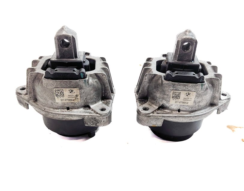 Thumbnail 2: 2012 BMW 750LI (F01) 4.4L (N63) ENGINE MOTOR SUPPORT MOUNT SET/2