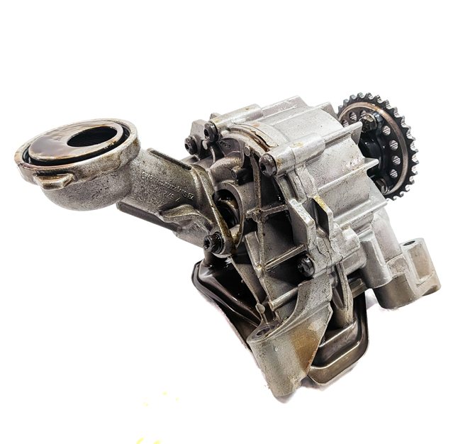 Thumbnail 5: 2012 BMW 750LI (F01) 4.4L (N63) ENGINE MOTOR OIL  FLUID PUMP w/ PICK UP TUBE