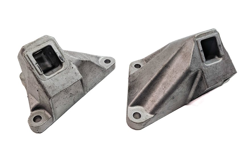 Thumbnail 3: 2012 BMW 750LI (F01) 4.4L (N63) ENGINE MOTOR SUPPORT MOUNT BRACKET SET/2