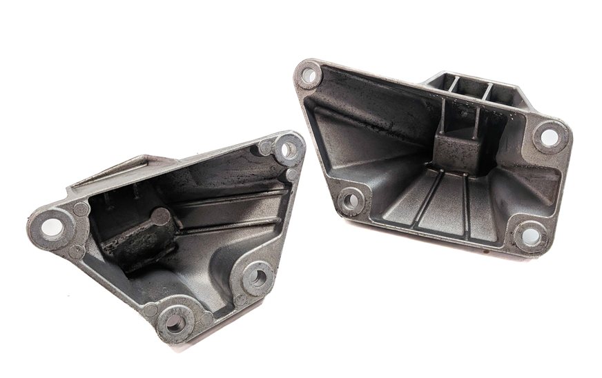 Thumbnail 5: 2012 BMW 750LI (F01) 4.4L (N63) ENGINE MOTOR SUPPORT MOUNT BRACKET SET/2