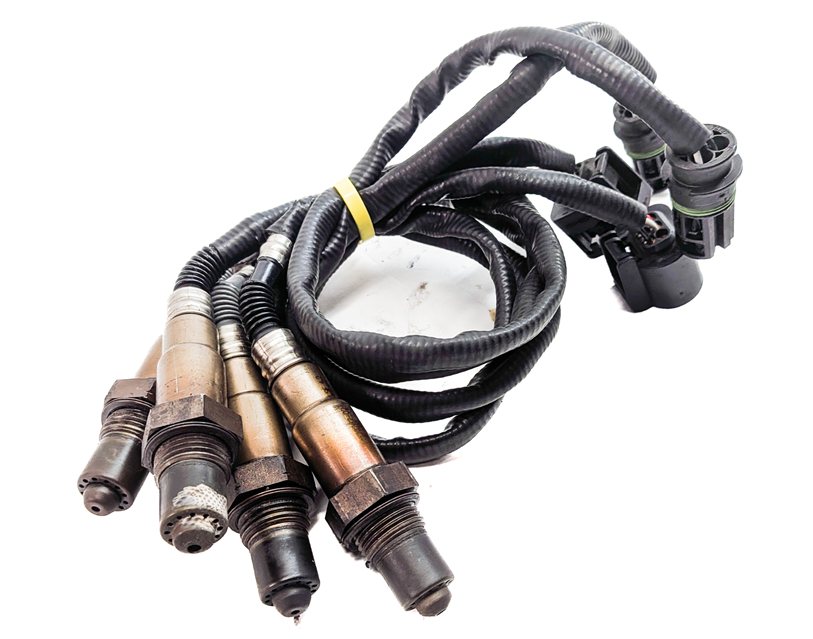 2012 BMW 750LI (F01) 4.4L (N63) ENGINE MOTOR OXYGEN O2 LAMBDA WIRE SENSOR SET/4