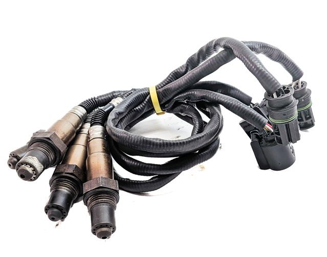 Thumbnail 2: 2012 BMW 750LI (F01) 4.4L (N63) ENGINE MOTOR OXYGEN O2 LAMBDA WIRE SENSOR SET/4