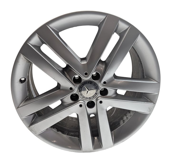 Thumbnail 2: 13-16 MERCEDES GL CLASS (X166) 19x8.5 ALUMINUM 5 DOUBLE 10 SPOKE ALLOY WHEEL RIM