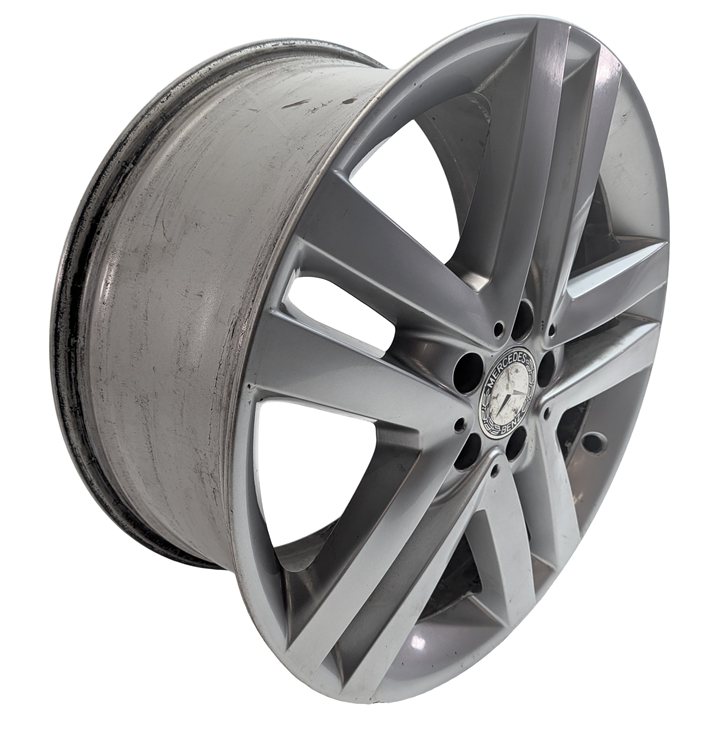 13-16 MERCEDES GL CLASS (X166) 19x8.5 ALUMINUM 5 DOUBLE 10 SPOKE ALLOY WHEEL RIM