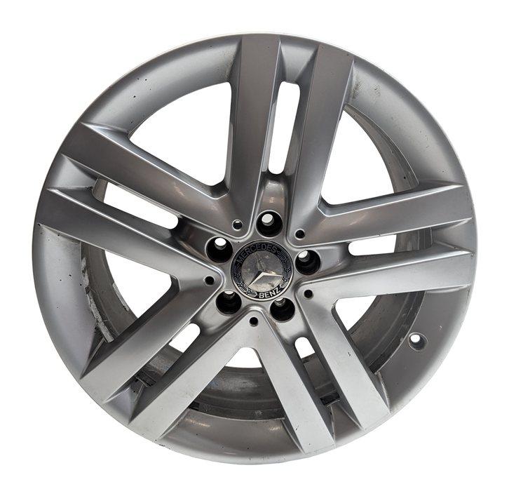 Thumbnail 2: 13-16 MERCEDES GL CLASS (X166) 19x8.5 ALUMINUM 5 DOUBLE 10 SPOKE ALLOY WHEEL RIM