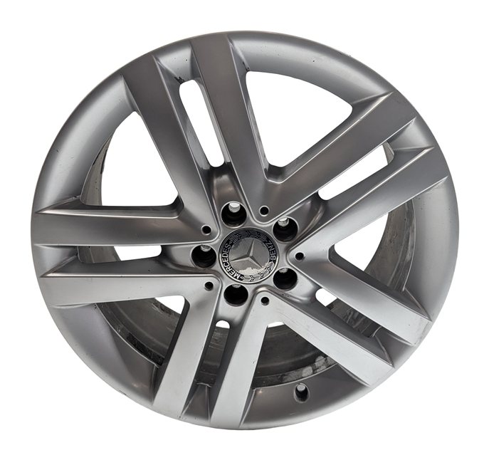 Thumbnail 2: 13-16 MERCEDES GL CLASS (X166) 19x8.5 ALUMINUM 5 DOUBLE 10 SPOKE ALLOY WHEEL RIM