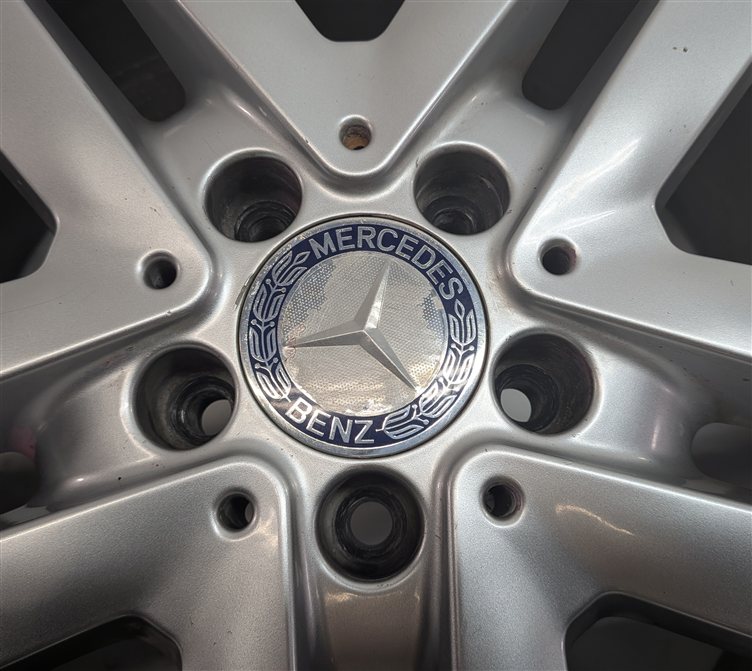 Thumbnail 6: 13-16 MERCEDES GL CLASS (X166) 19x8.5 ALUMINUM 5 DOUBLE 10 SPOKE ALLOY WHEEL RIM