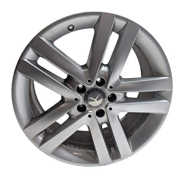 Thumbnail 2: 13-16 MERCEDES GL CLASS (X166) 19x8.5 ALUMINUM 5 DOUBLE 10 SPOKE ALLOY WHEEL RIM