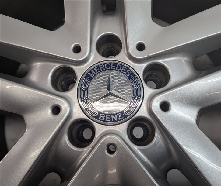 Thumbnail 6: 13-16 MERCEDES GL CLASS (X166) 19x8.5 ALUMINUM 5 DOUBLE 10 SPOKE ALLOY WHEEL RIM