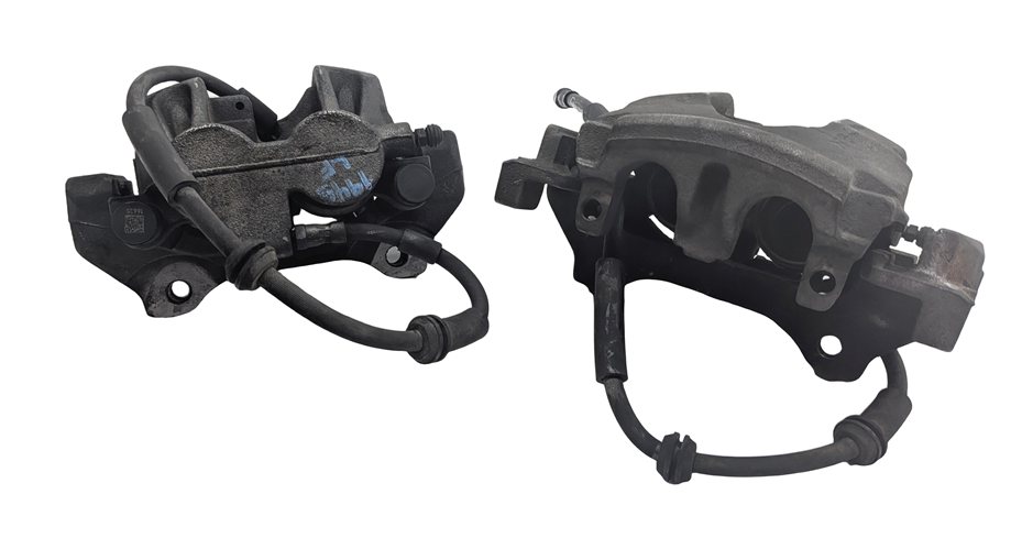 Thumbnail 2: 12-19 MERCEDES GL GLS ML (W166 X166) FRONT LEFT & RIGHT BRAKE CALIPER SET-2