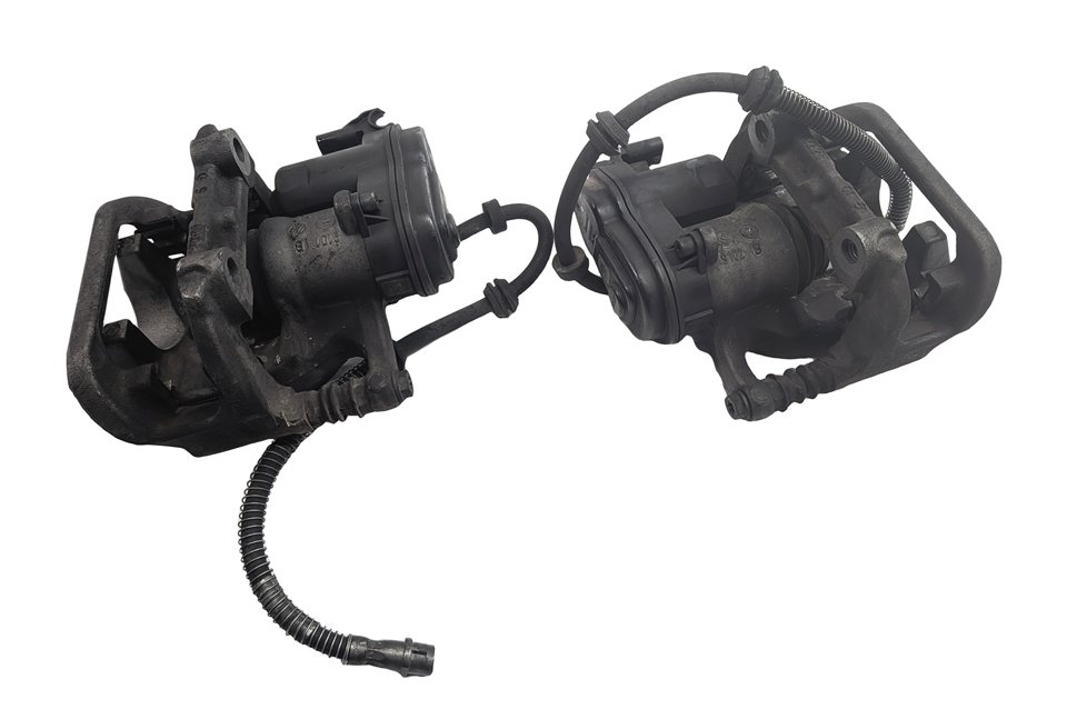 Thumbnail 7: 13-19 MERCEDES GL GLS CLASS 166 REAR LEFT & RIGHT ABS DISC BRAKE CALIPER SET/2