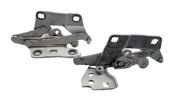 Thumbnail 3: 12-19 MERCEDES GL ML (W166 X166) FRONT LEFT & RIGHT HOOD HINGE SET (White)