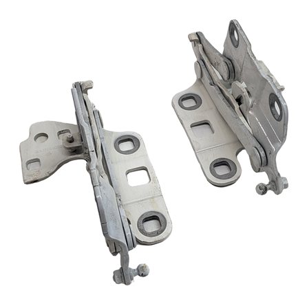 Thumbnail 4: 12-19 MERCEDES GL ML (W166 X166) FRONT LEFT & RIGHT HOOD HINGE SET (White)
