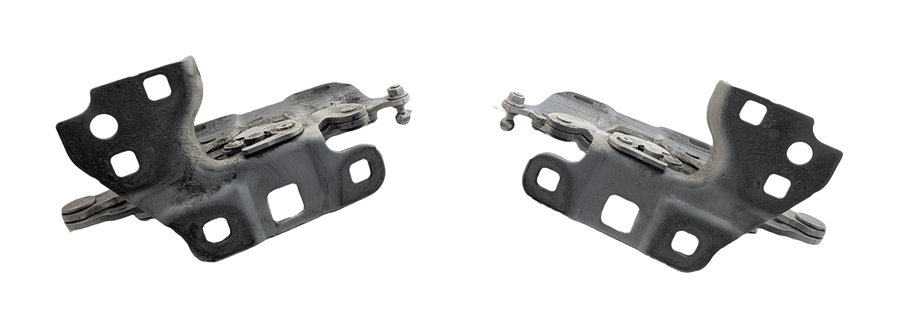 Thumbnail 7: 12-19 MERCEDES GL ML (W166 X166) FRONT LEFT & RIGHT HOOD HINGE SET (White)