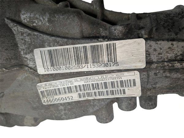 Thumbnail 6: 13-19 MERCEDES GL GLE ML (W166 X166) FRONT DIFFERENTIAL GEAR CARRIER 3.46 RATIO