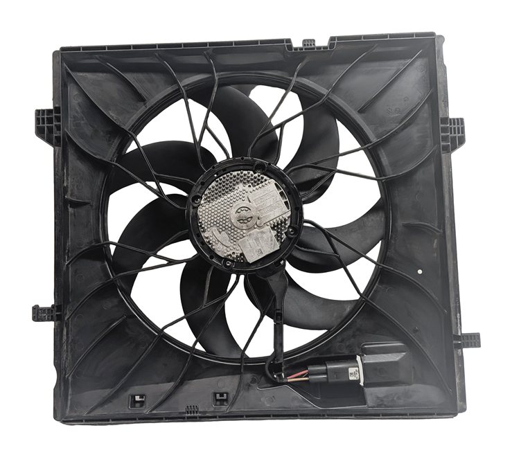 Thumbnail 2: 2012-2019 MERCEDES GL GLE GLS ML (W166 X166) 600w RADIATOR COOLING FAN ASSEMBLY