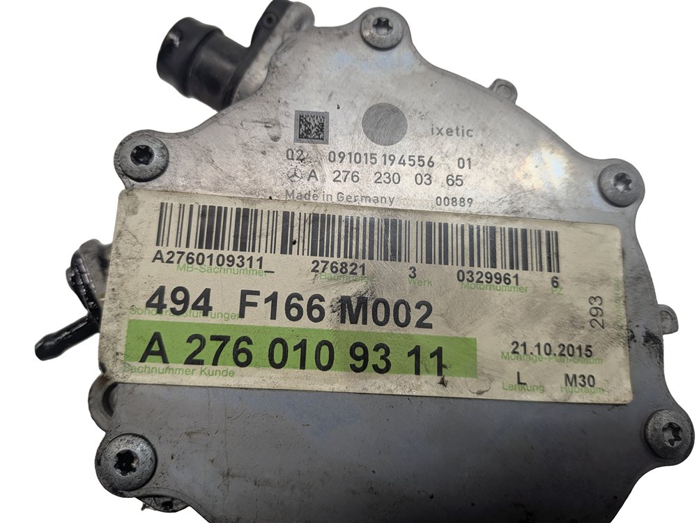 Thumbnail 8: 11-20 MERCEDES CL G GL GLE GLS ML S (C216 R231 X166 W166 W221 W222) VACUUM PUMP