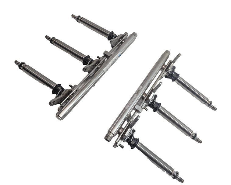 Thumbnail 4: 2016 MERCEDES GL450 (X166) 3.0L (276.821) ENGINE FUEL INJECTOR SET w/ RAILS