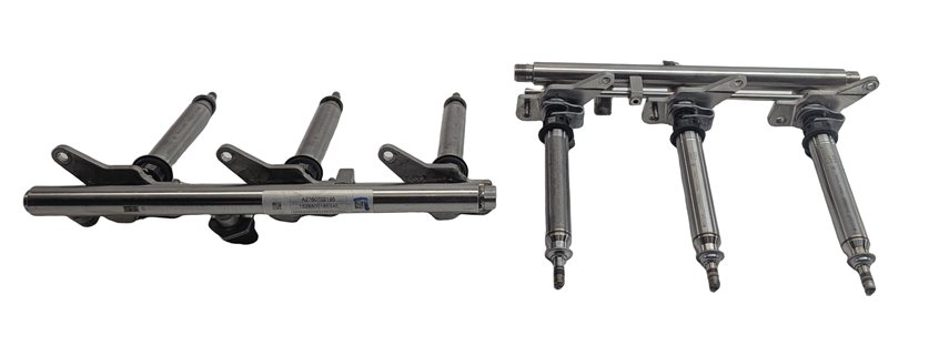 Thumbnail 6: 2016 MERCEDES GL450 (X166) 3.0L (276.821) ENGINE FUEL INJECTOR SET w/ RAILS