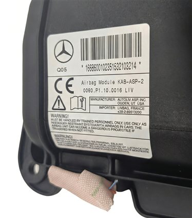 Thumbnail 8: 12-19 MERCEDES GL350 GL450 GL550 ML350 ML550 GLE (W166 X166) DRIVER KNEE AIRBAG