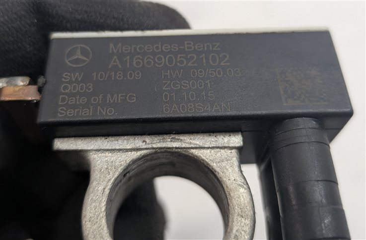 Thumbnail 6: 16 MERCEDES GL450 X166 3.0L 276.821 ENGINE NEGATIVE BATTERY TERMINAL WIRE CABLE