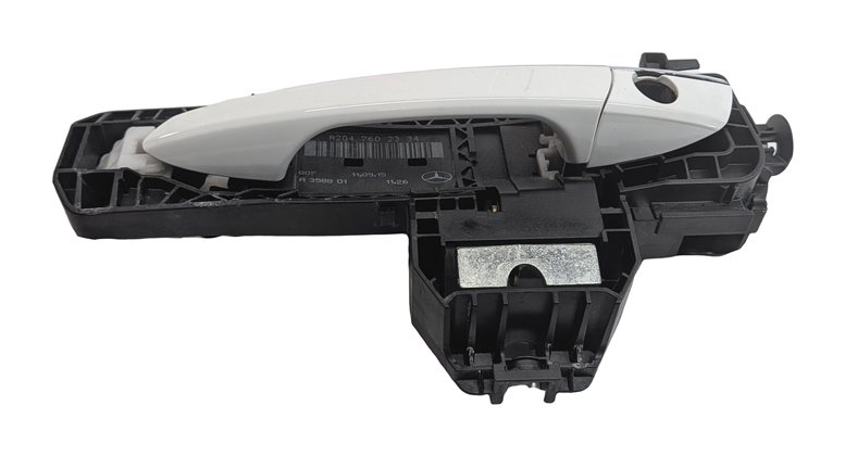 Thumbnail 4: 14-20 E GL ML SL (W166 W212 X166) FRONT LEFT DRIVER KEYLESS DOOR HANDLE (White)