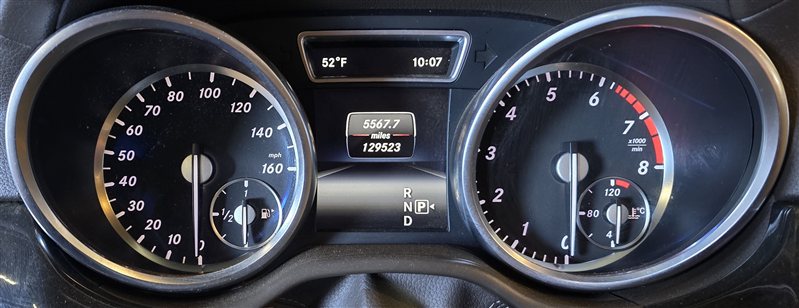 Thumbnail 2: 15-16 MERCEDES GL450 GL550 (X166) SPEEDOMETER INSTRUMENT GAUGE CLUSTER (129k)