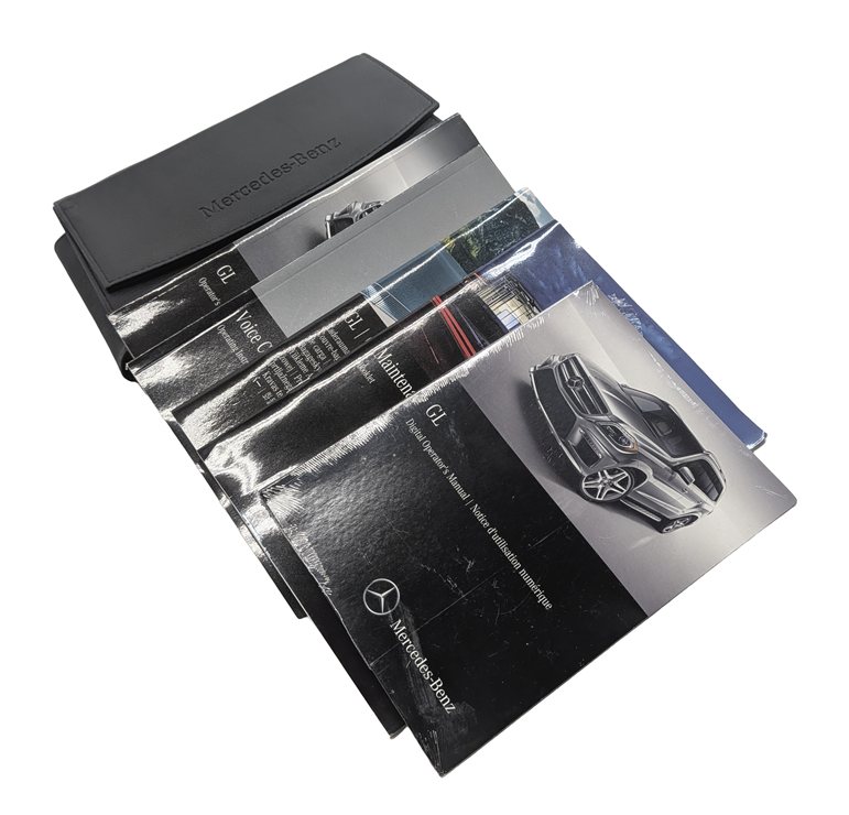 16 MERCEDES GL450 (X166) 3.0L (276.821) ENGINE OWNERS MANUAL BOOKLET SET w/ CASE