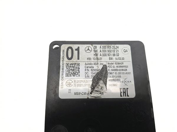 Thumbnail 6: 2016 MERCEDES GL450 (X166) REAR DRIVER ASSIST BLIND SPOT RADAR SENSOR MODULE