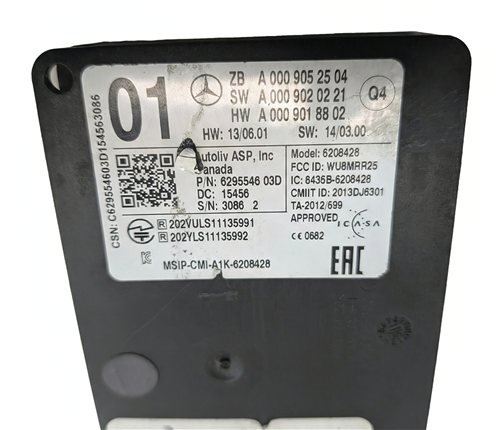 Thumbnail 7: 2016 MERCEDES GL450 (X166) REAR DRIVER ASSIST BLIND SPOT RADAR SENSOR MODULE