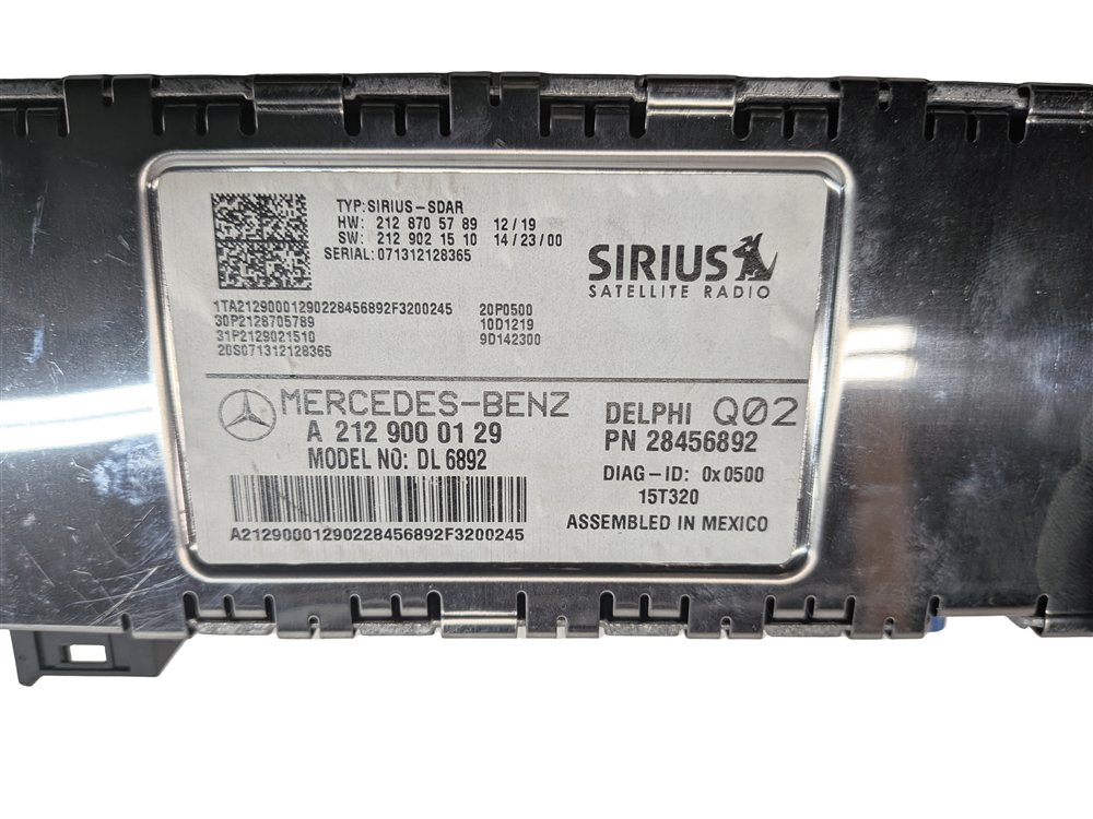 Thumbnail 8: 2016 MERCEDES GL450 (X166) SIRIUS SATELLITE RADIO AUDIO CONTROL MODULE