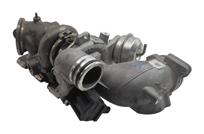 Thumbnail 4: 15-20 MERCEDES C E GL GLE GLS ML S SLC (W166 X166) 3.0L M276 RIGHT TURBOCHARGER