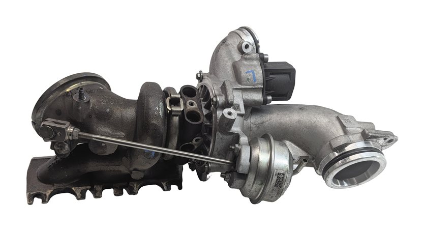 Thumbnail 2: 15-20 MERCEDES C E GL GLE GLS ML S SLC (W166 X166) 3.0L M276 LEFT TURBOCHARGER