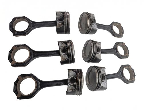 Thumbnail 4: 15-22 MERCEDES X166 W166 W205 W222 W212 R231 M276 3.0 ENGINE PISTON & ROD SET/6