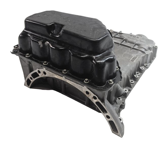 Thumbnail 4: 12-20 C350 E350 E400 GLE350 GLE400 ML350 3.5L UPPER & LOWER ENGINE OIL PAN SET/2