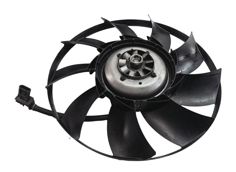 Thumbnail 2: 13-16 RANGE ROVER SPORT (L405 L494) CONDENSER ELECTRIC COOLING FAN w/ CLUTCH