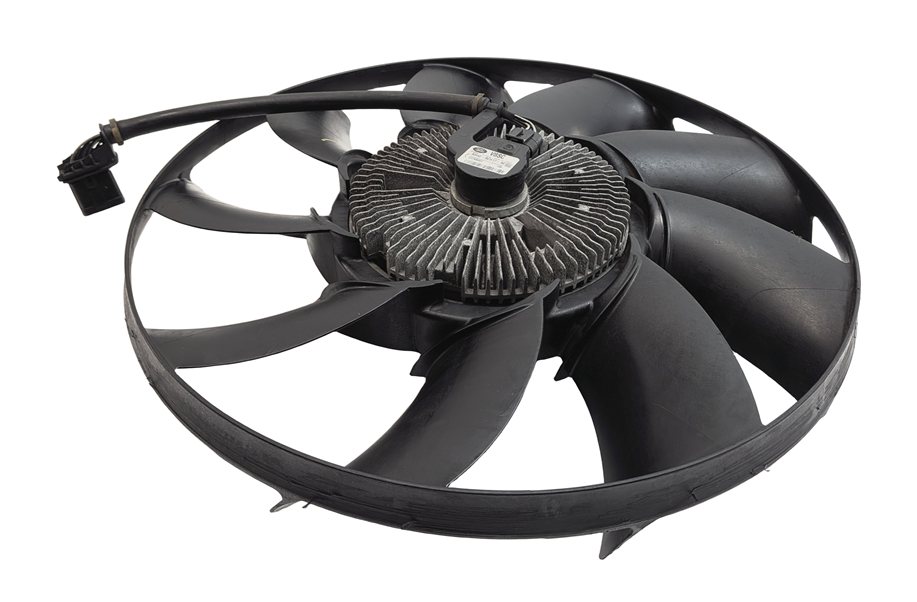 Thumbnail 4: 13-16 RANGE ROVER SPORT (L405 L494) CONDENSER ELECTRIC COOLING FAN w/ CLUTCH