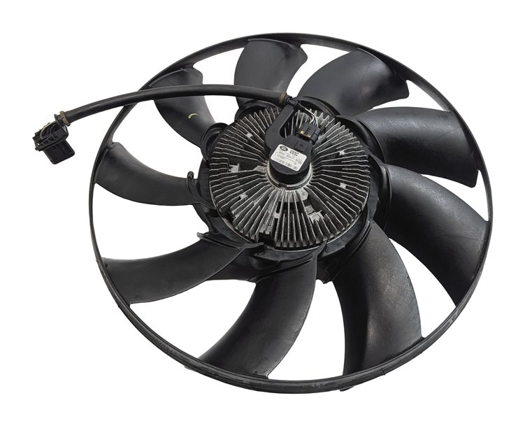 Thumbnail 5: 13-16 RANGE ROVER SPORT (L405 L494) CONDENSER ELECTRIC COOLING FAN w/ CLUTCH
